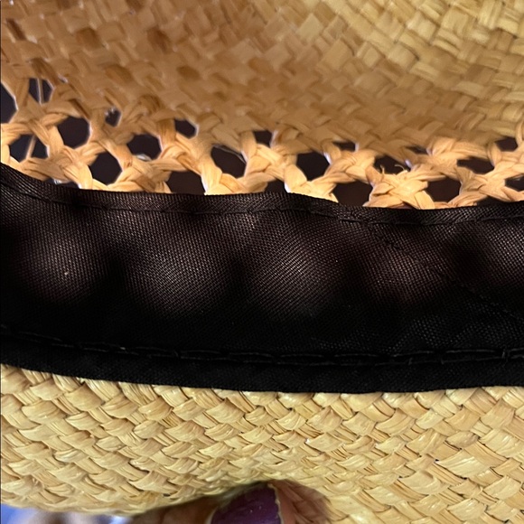 Shady Brady hat Woven Straw Western Hat with Braided Leather Band - Picture 10 of 12